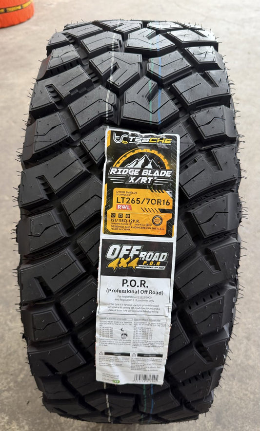 265/70R16 Tesche Ridgeblade X/RT Tyre (Winner of 2025 German Red Dot Award)