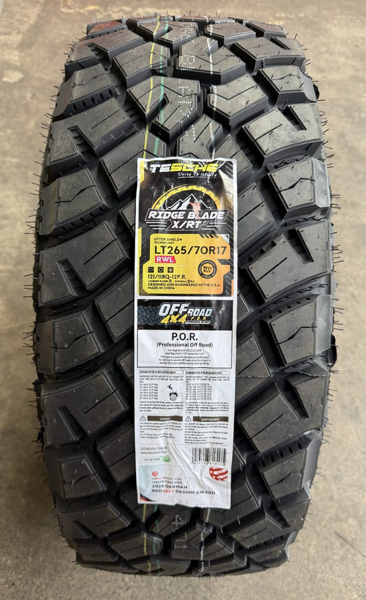 265/70R17 Tesche Ridgeblade X/RT Tyre (Winner of 2025 German Red Dot Award)
