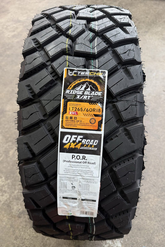265/60R18 Tesche Ridgeblade X/RT Tyre (Winner of 2025 German Red Dot Award)