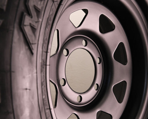 Steel Wheel 16x8.0 6x139.7 ET0 8-Spoke Matte Black (R-1650)