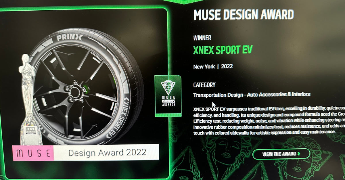 235/55R19 Prinx Xnex Sport EV Tyre- Multiple Award Winning EV Tyre
