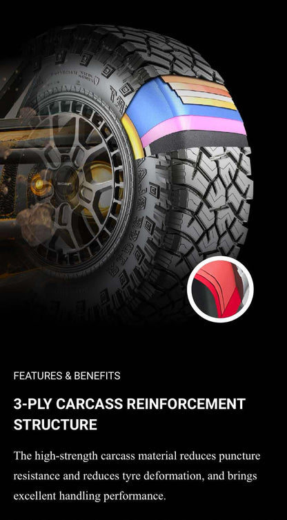 35X12.5R17 TESCHE RIDGE BLADE X/RT 12PR TYRE