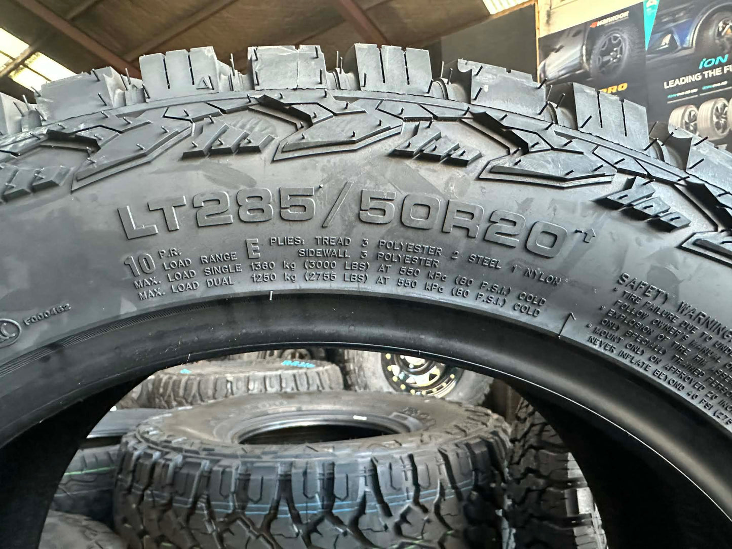 285/50R20 Ultra Force Terra Tamer RT-X Tyre