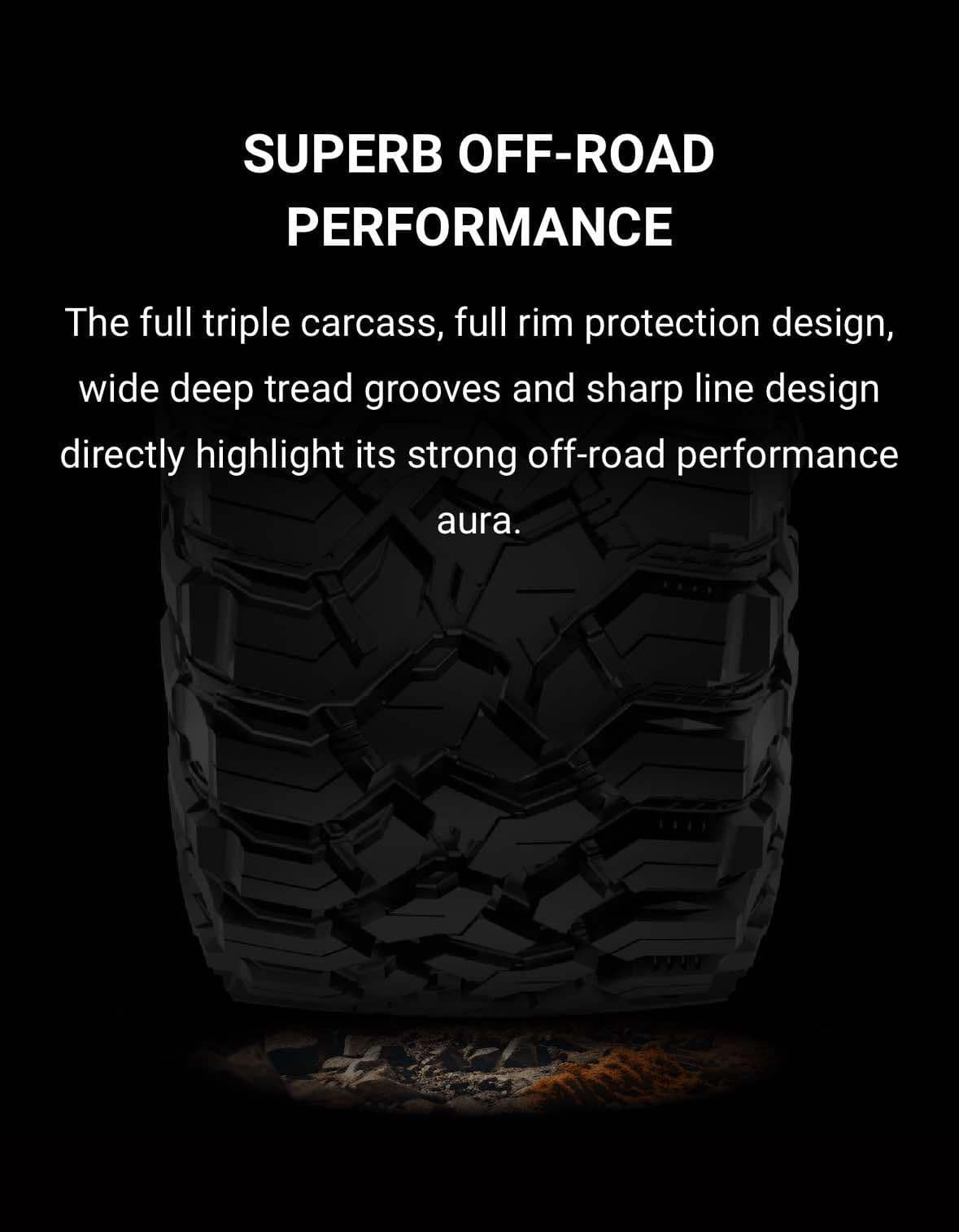 35X12.5R20 TESCHE RIDGE BLADE X/MT 12PR TYRE