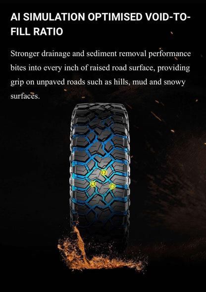 35X12.5R20 TESCHE RIDGE BLADE X/MT 12PR TYRE