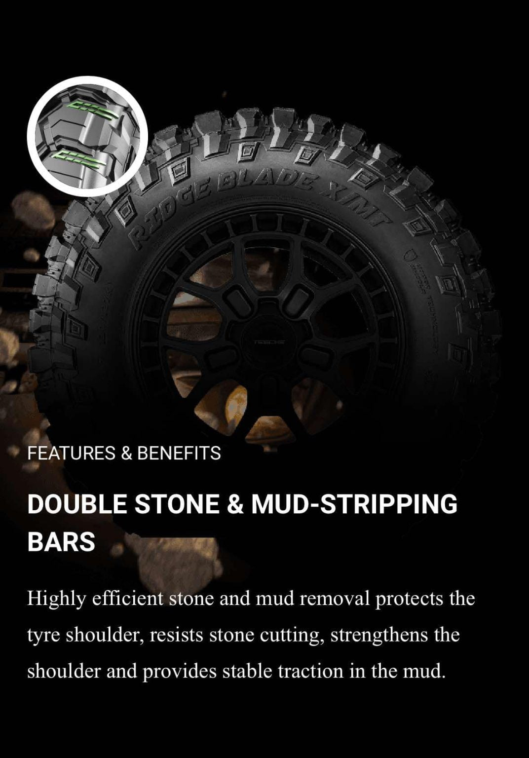 285/75R16 TESCHE RIDGE BLADE X/MT TYRE