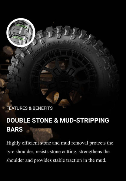 33X12.5R20 TESCHE RIDGE BLADE X/MT TYRE