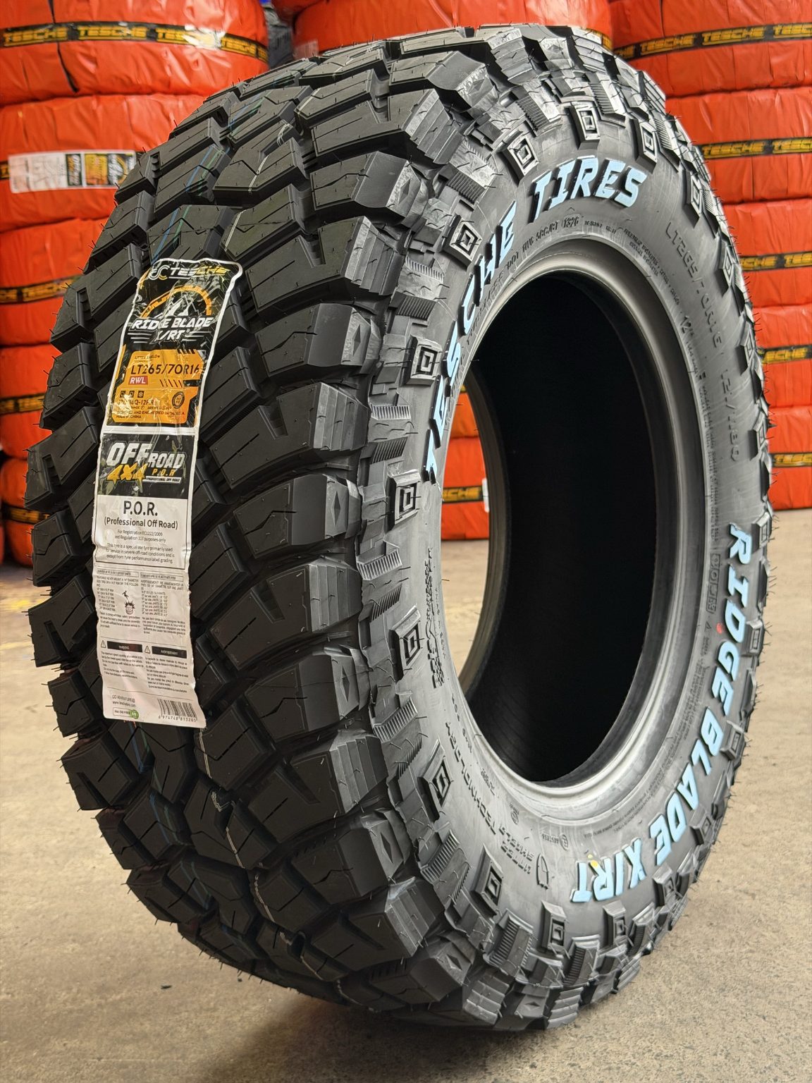 265/70R16 Tesche Ridgeblade X/RT Tyre (Winner of 2025 German Red Dot Award)
