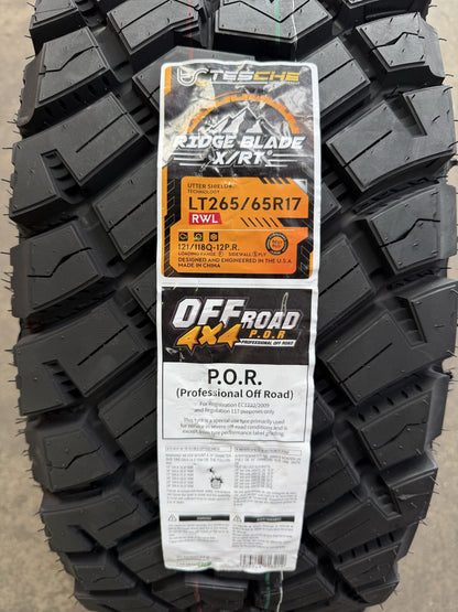 265/65R17 Tesche Ridgeblade X/RT Tyre (Winner of 2025 German Red Dot Award)