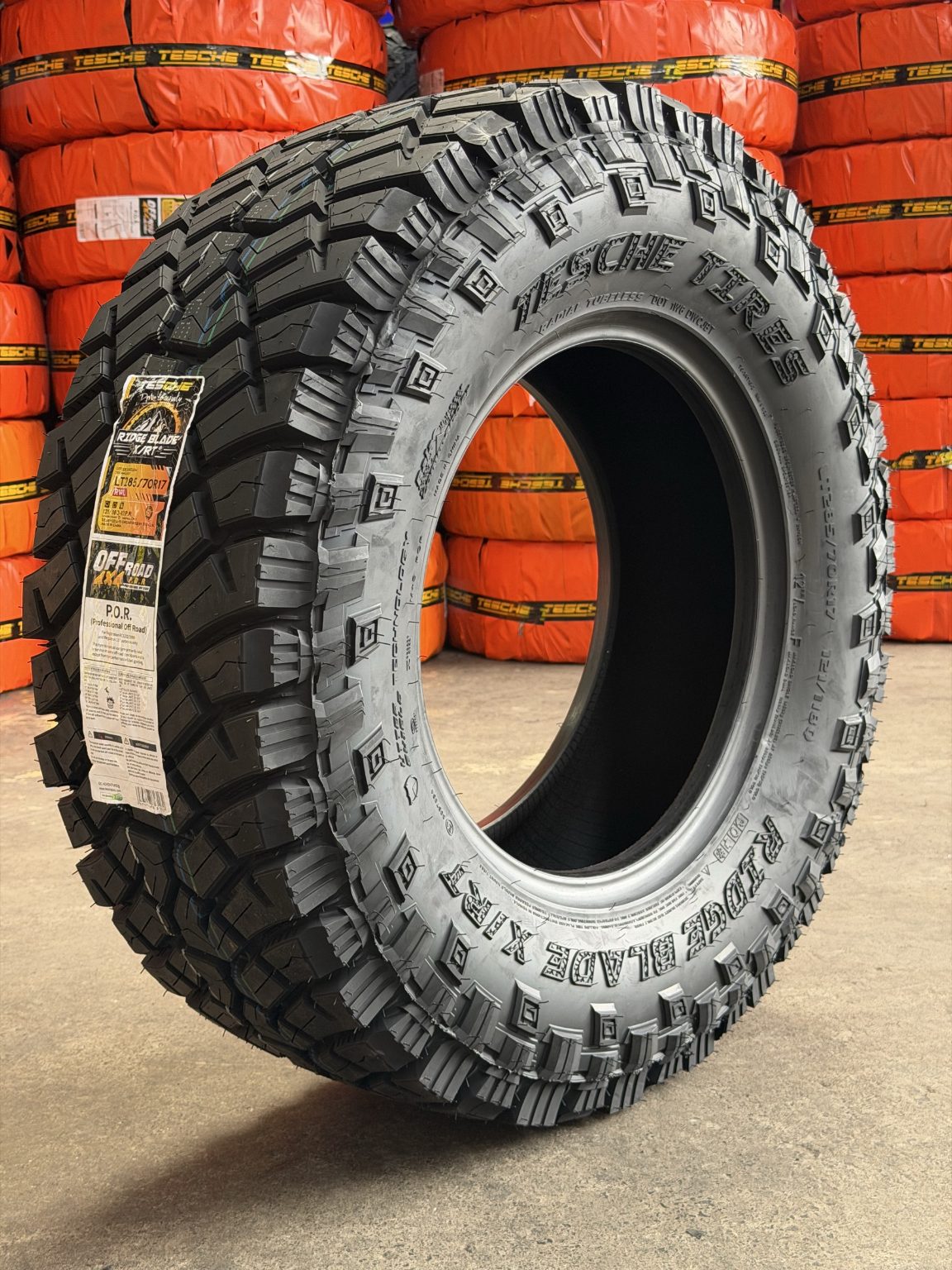 285/70R17 Tesche Ridgeblade X/RT Tyre (Winner of 2025 German Red Dot Award)