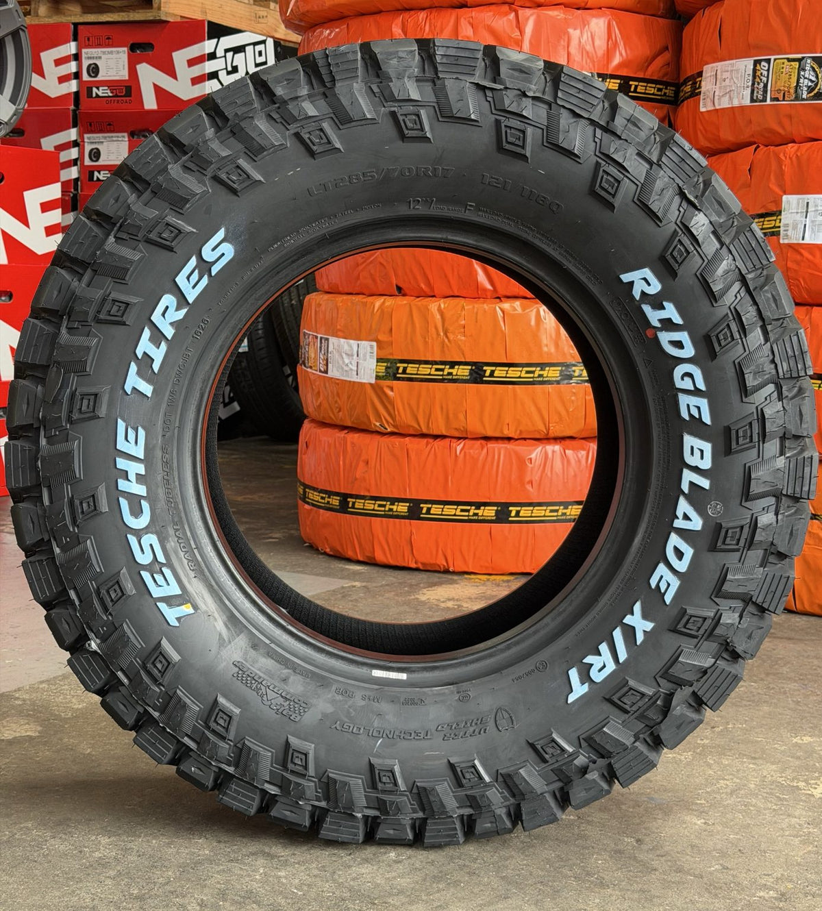 285/70R17 Tesche Ridgeblade X/RT Tyre (Winner of 2025 German Red Dot Award)