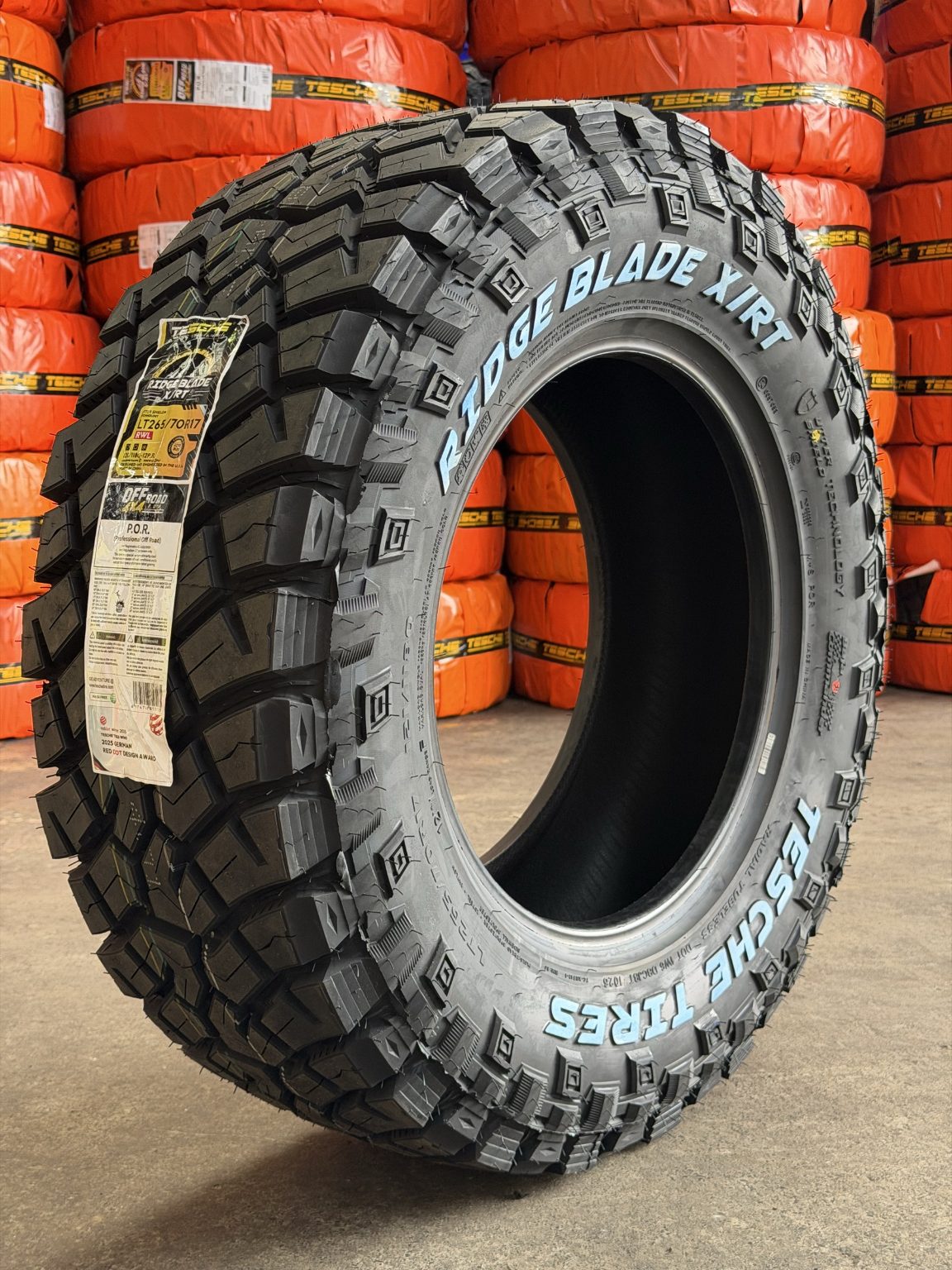265/70R17 Tesche Ridgeblade X/RT Tyre (Winner of 2025 German Red Dot Award)