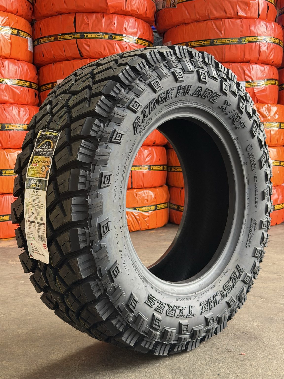 265/70R17 Tesche Ridgeblade X/RT Tyre (Winner of 2025 German Red Dot Award)