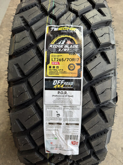 265/70R17 Tesche Ridgeblade X/RT Tyre (Winner of 2025 German Red Dot Award)