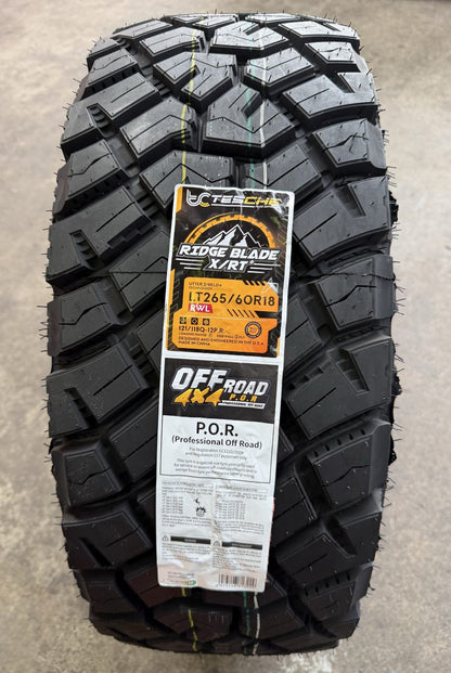 265/60R18 Tesche Ridgeblade X/RT Tyre (Winner of 2025 German Red Dot Award)