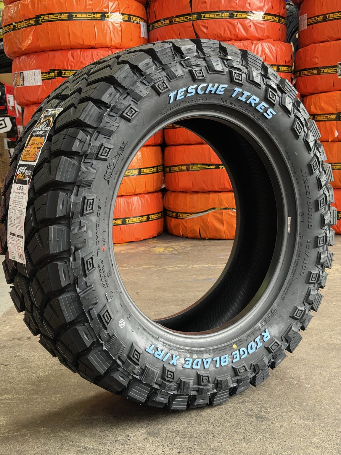 265/60R18 Tesche Ridgeblade X/RT Tyre (Winner of 2025 German Red Dot Award)