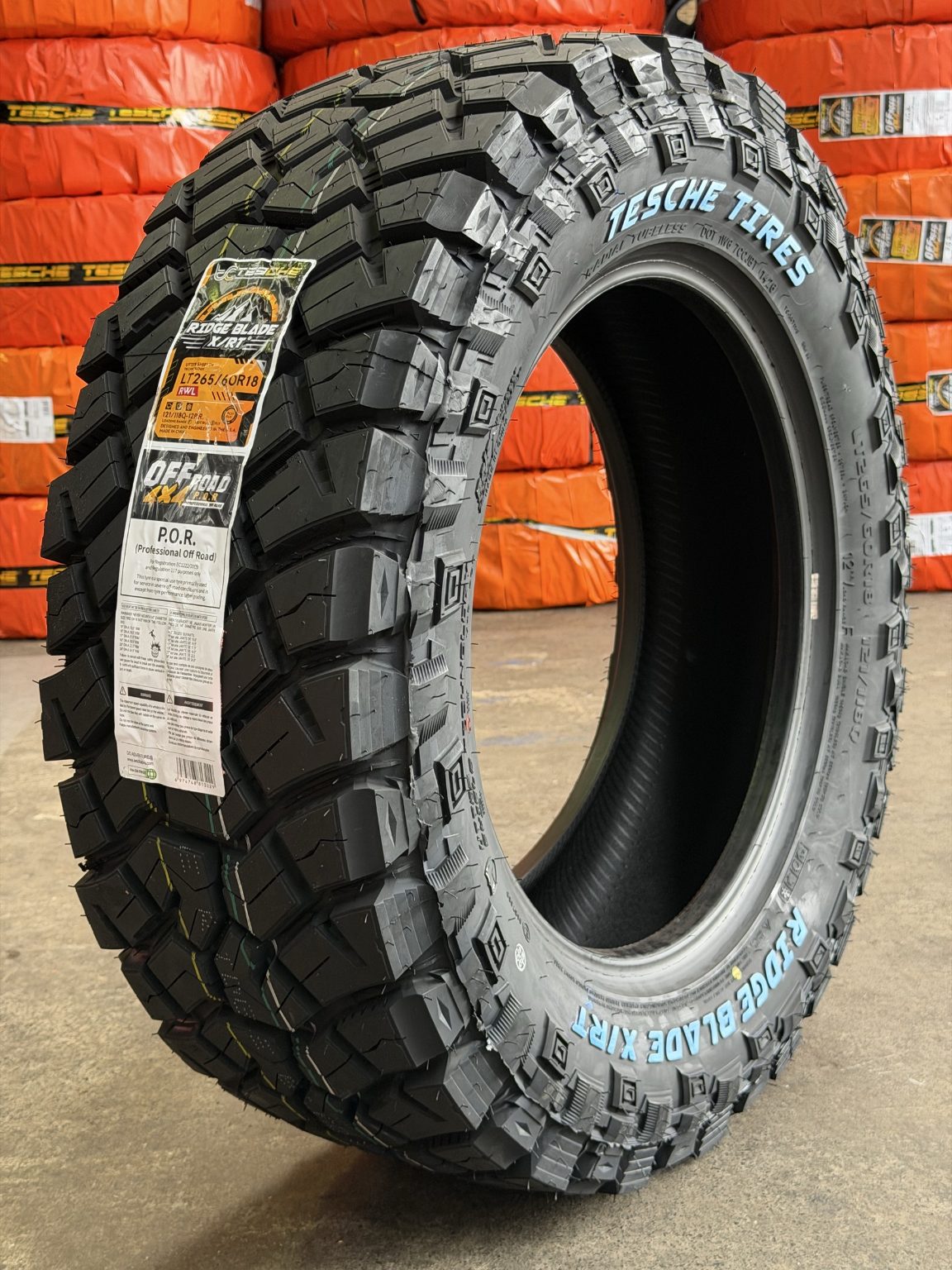 265/60R18 Tesche Ridgeblade X/RT Tyre (Winner of 2025 German Red Dot Award)
