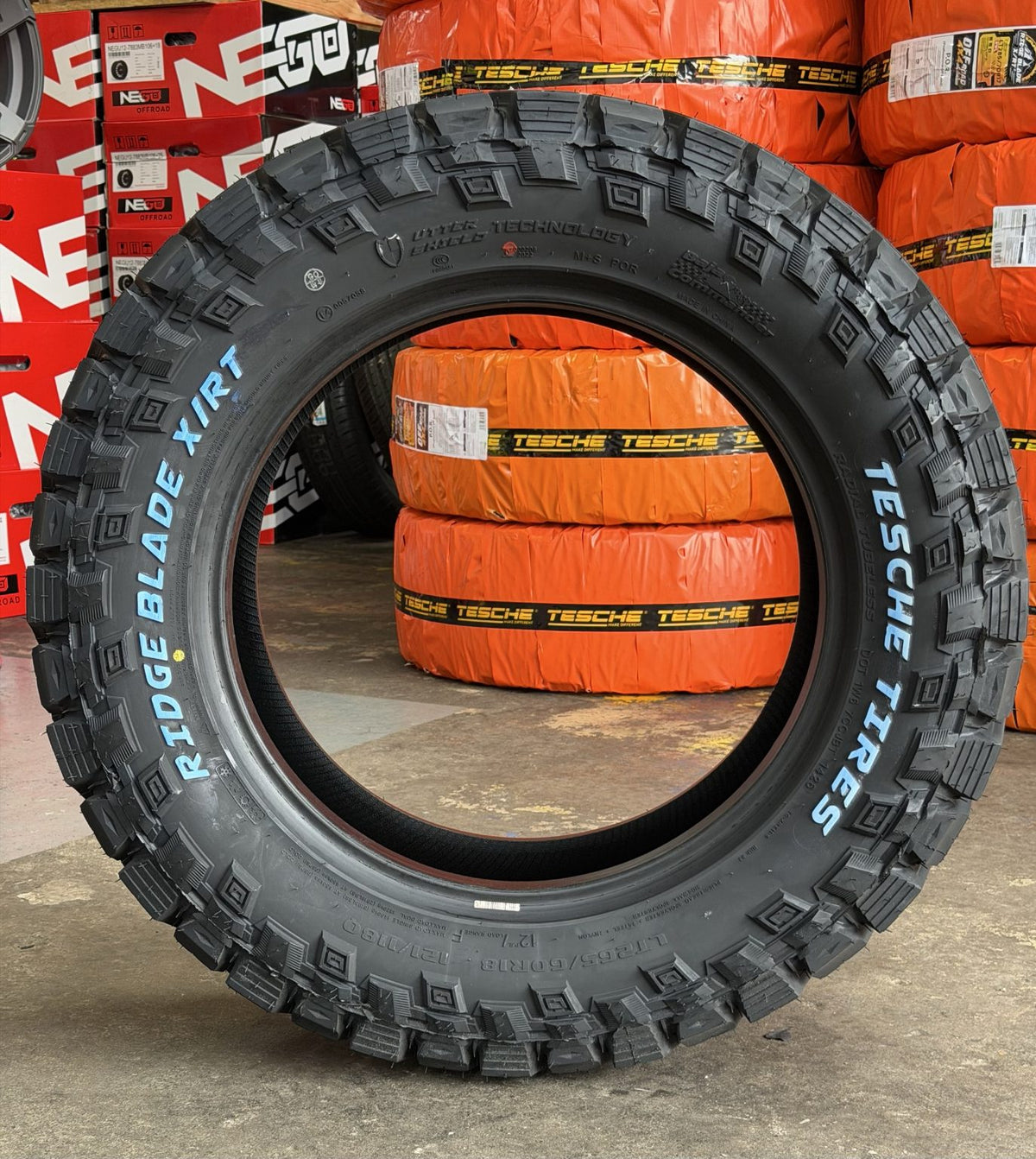 265/60R18 Tesche Ridgeblade X/RT Tyre (Winner of 2025 German Red Dot Award)