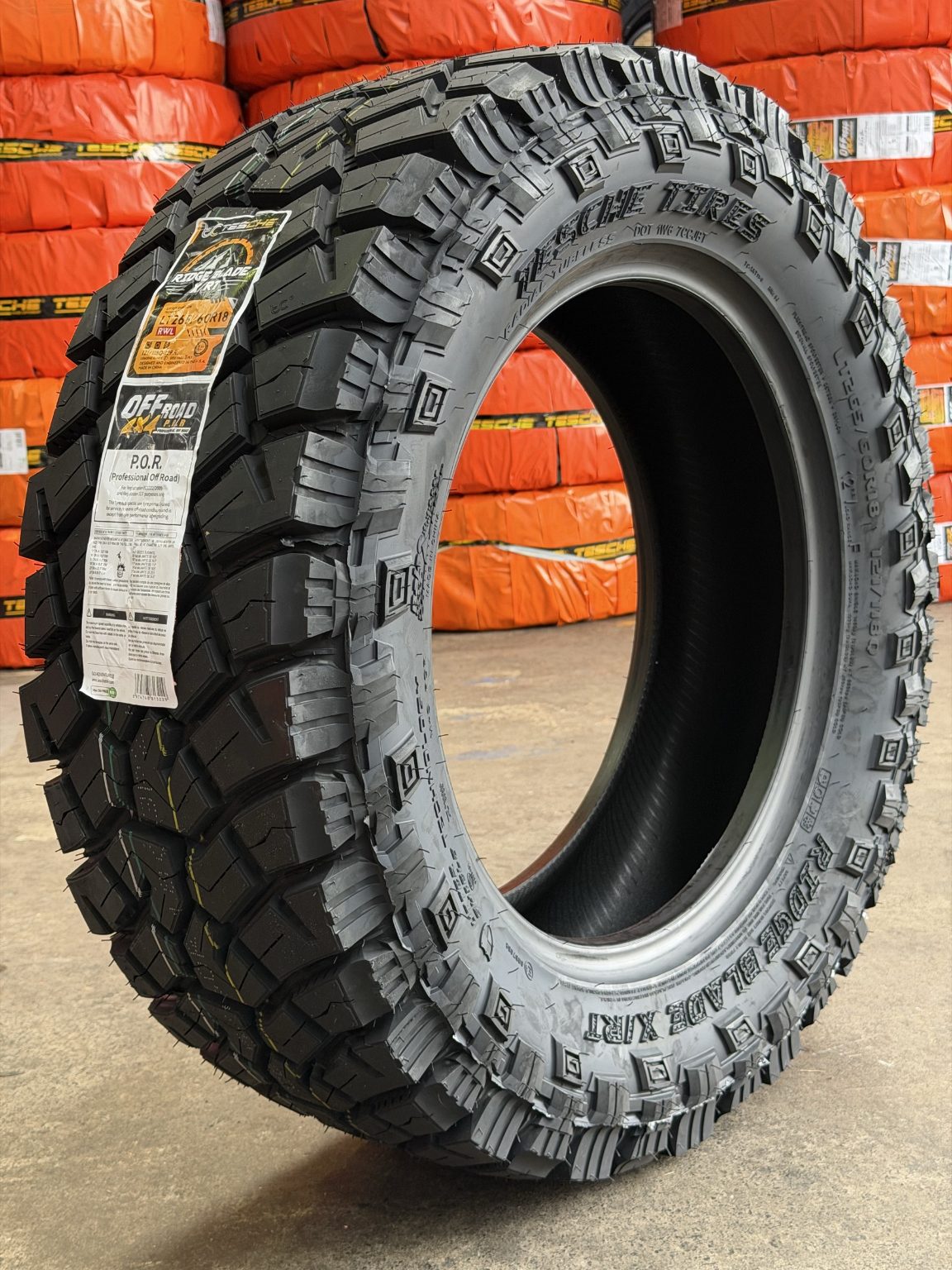 265/60R18 Tesche Ridgeblade X/RT Tyre (Winner of 2025 German Red Dot Award)