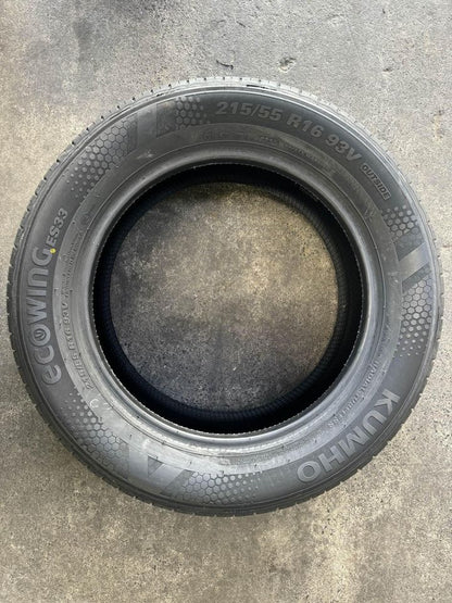 215/55R16 Kumho ES33 Ecowing 93V Tyre – Fuel-Efficient All-Season