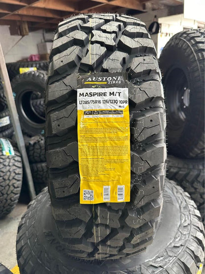 285/75R16 Mud Tyres & 16x8 Steel Rims Combo Deal- Price Includes shipping to Mainfreight depot