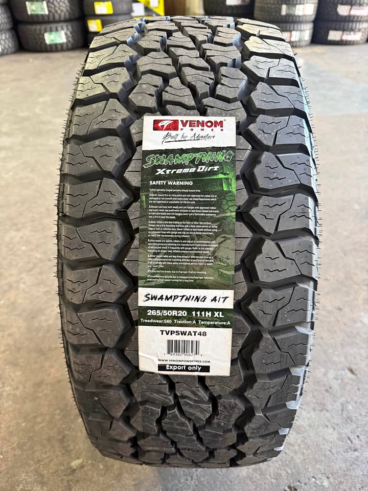 265/50R20 Venom Power Swampthing All Terrain Tyre- Premium A/T Tyre