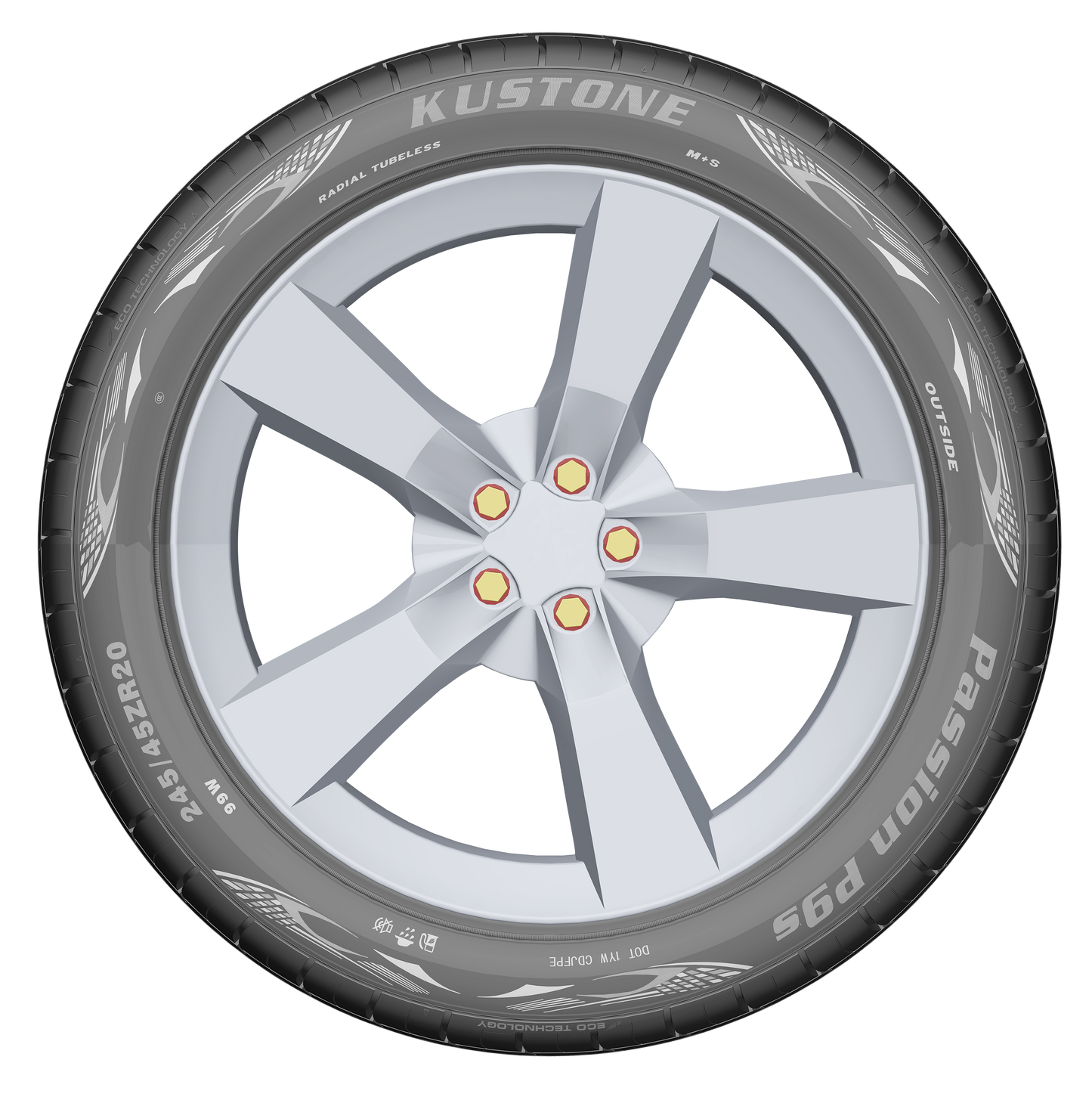 265/35R22 102W Kustone P9S Tyre – Performance Driving | Lowest Price NZ