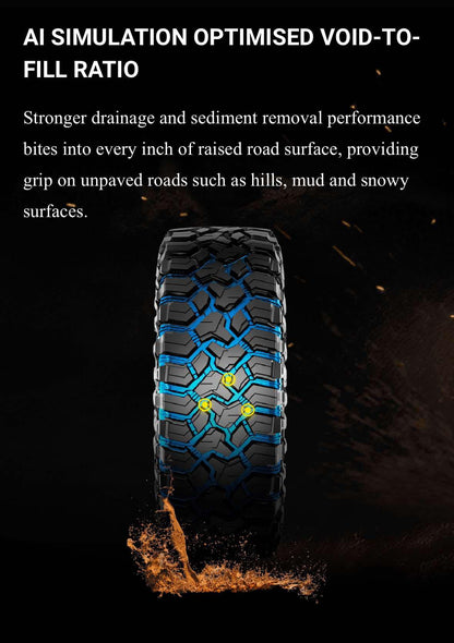 265/70R17 TESCHE RIDGE BLADE X/MT 12PR TYRE