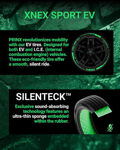 235/55R19 Prinx Xnex Sport EV Tyre – Award Winning EV Tyre| Lowest Price NZ
